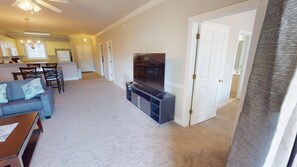 Appart'hôtel, 2 chambres | Coin séjour