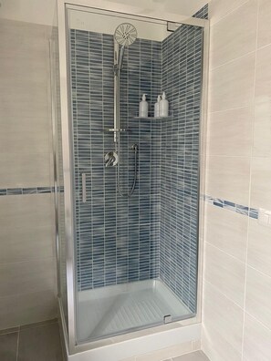 Free toiletries, hair dryer, bidet, towels