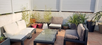 Apartment with outdoor patio