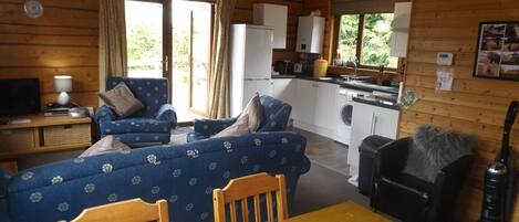 Ferienhütte | Wohnbereich