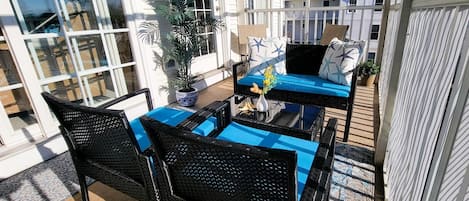 Condo, Multiple Beds, Hot Tub, Pool View (SANDY BOTTOM CIRCLE 6301) | Terrace/patio