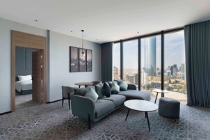 Minibar, blackout curtains, free rollaway beds, bed sheets