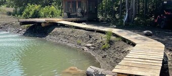 Anastasiaâs Domain 2, Farm stay, off grid cabin in a beautiful forest!