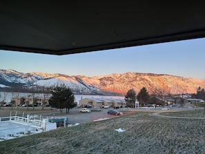 Blick von der Unterkunft