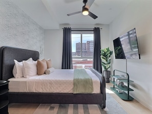 Desk, iron/ironing board, free WiFi, bed sheets