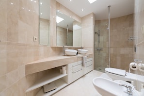 House | Bathroom | Bathtub, hair dryer