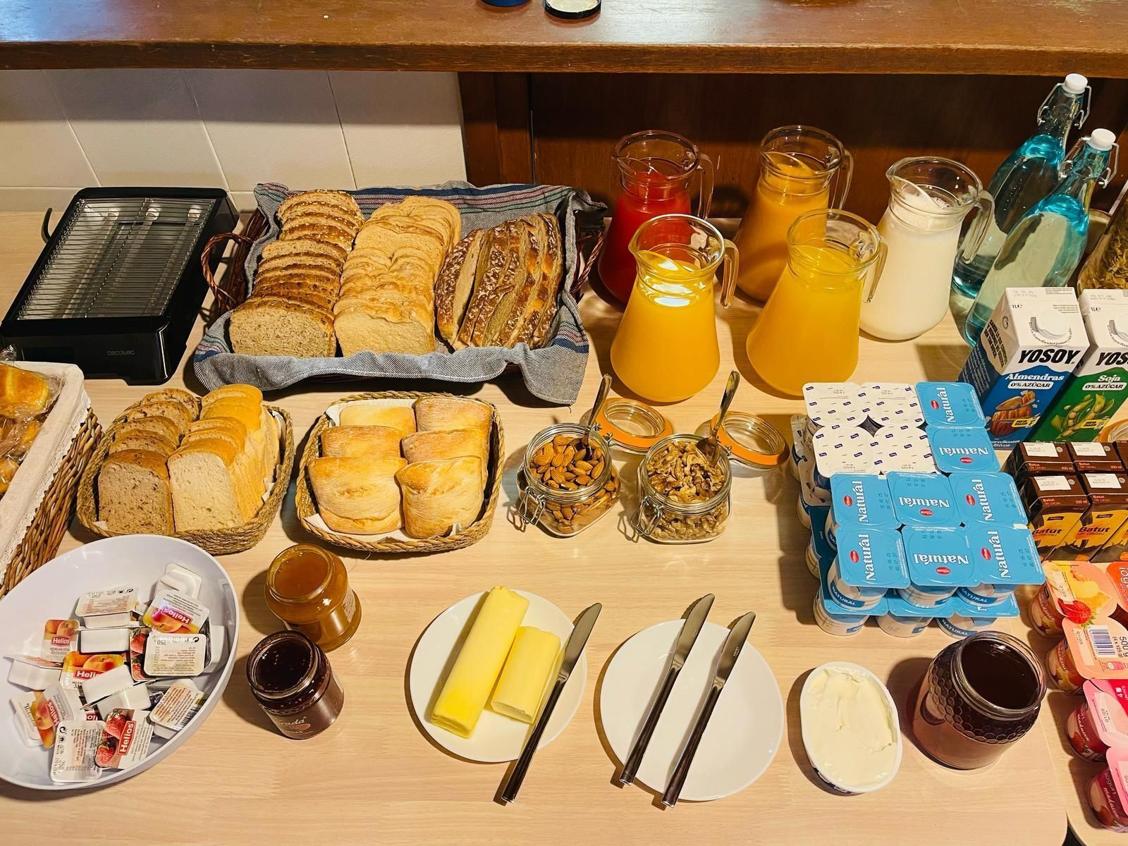 Desayuno buffet incluido todos los días 