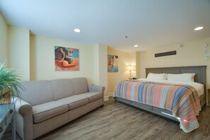 1 slaapkamer, een strijkplank/strijkijzer, wifi, beddengoed