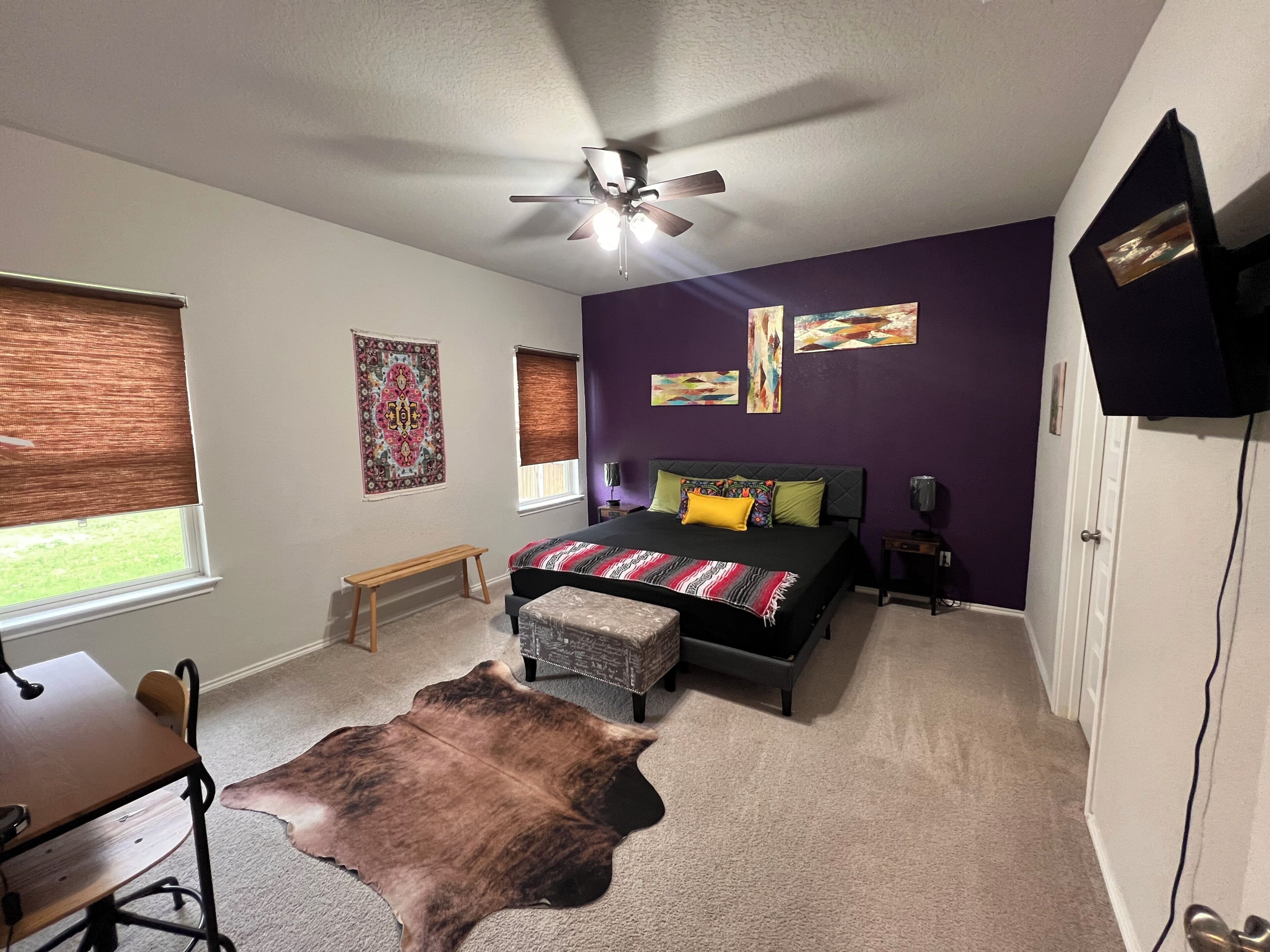 3 bedrooms, desk, iron/ironing board, WiFi