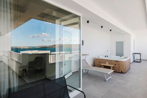 Two Bedroom Penthouse with Terrace, Sea View and Hydro-Massage Bath | Terrace/patio - Horizon Suites by the Sea (St. Paul's Bay)