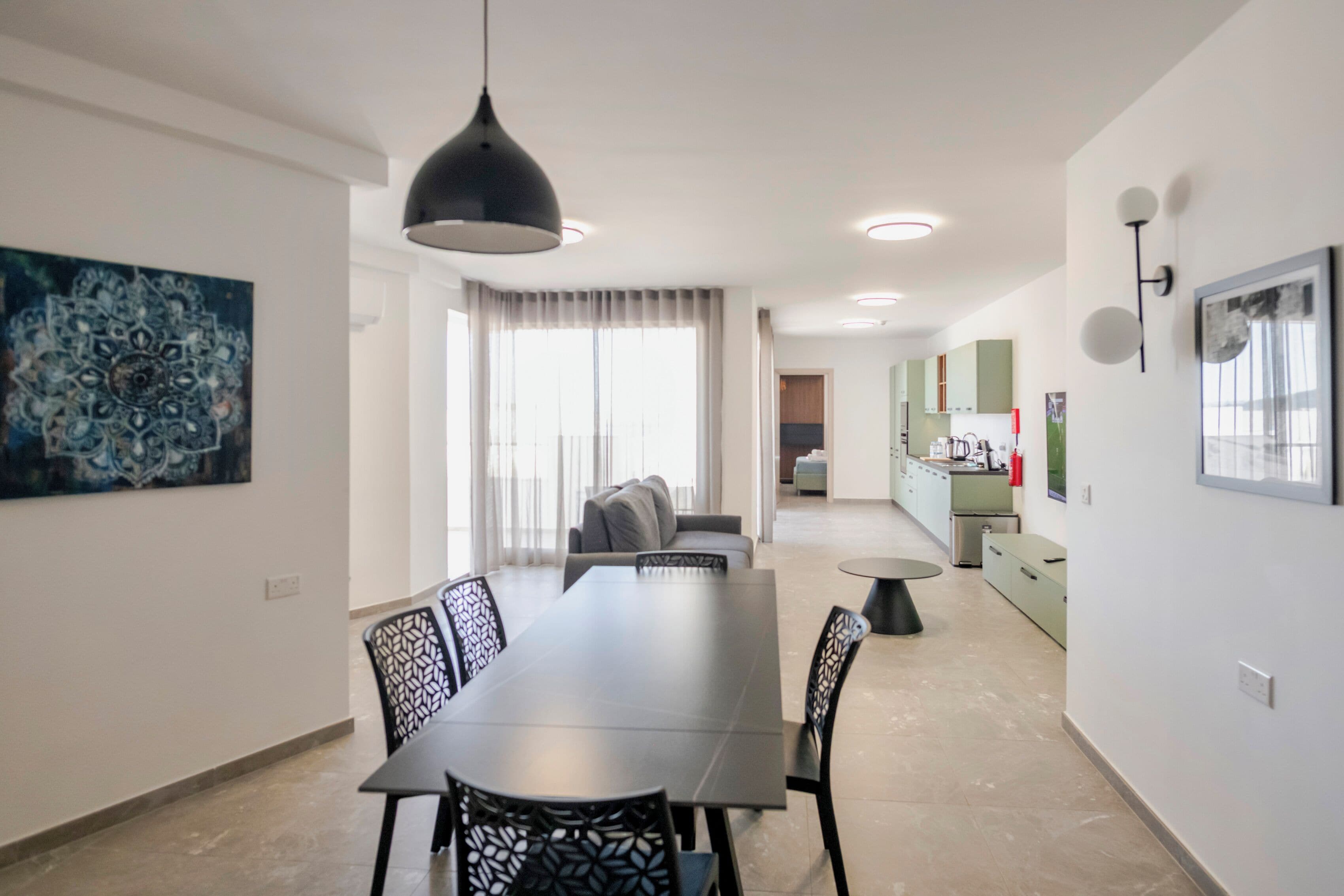 Two Bedroom Apartment with Terrace and Hydro-Massage Bath | Oppholdsområde