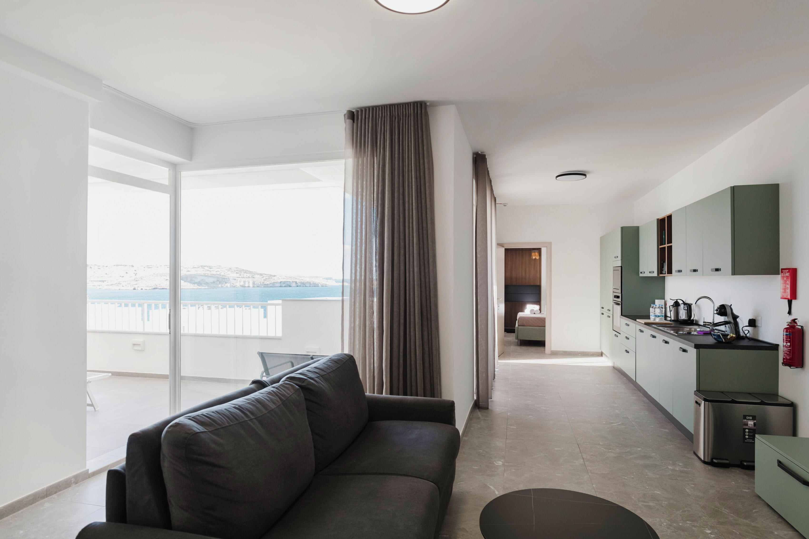 Two Bedroom Penthouse with Terrace, Sea View and Hydro-Massage Bath | Oppholdsområde