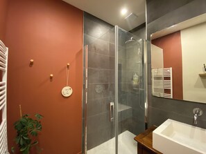 Sèche-cheveux, serviettes fournies