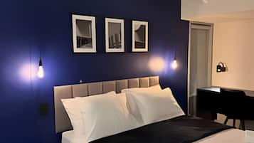 Apartemen Premium | 1 kamar tidur, meja kerja, ruang kerja ramah laptop, dan Wi-Fi gratis