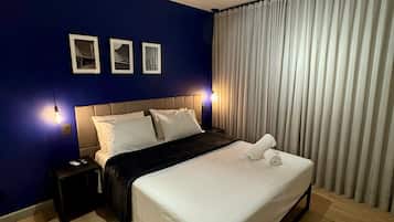 Apartamento luxo | Escrivaninha, espaço de trabalho para notebook, Wi-Fi de cortesia