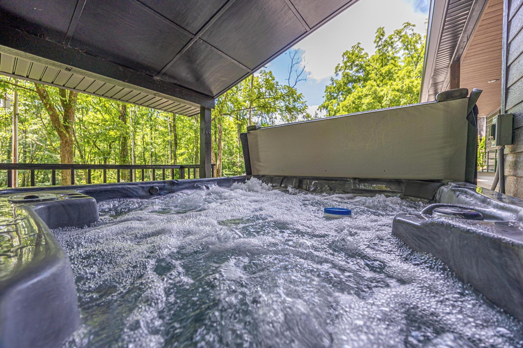 Idromassaggio all'aperto