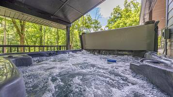 Idromassaggio all'aperto