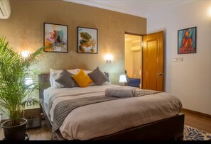 1 bedroom, iron/ironing board, WiFi, bed sheets - BlueJay:NewLaunch, Luxe1Bhk Apt Near Club Cabana (Goa)