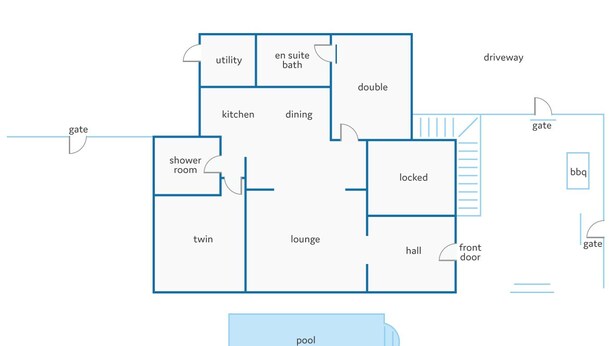 مخطط تصميم الطابق