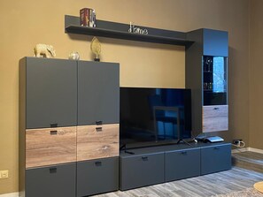 Appart'hôtel Confort, vue ville | Coin séjour