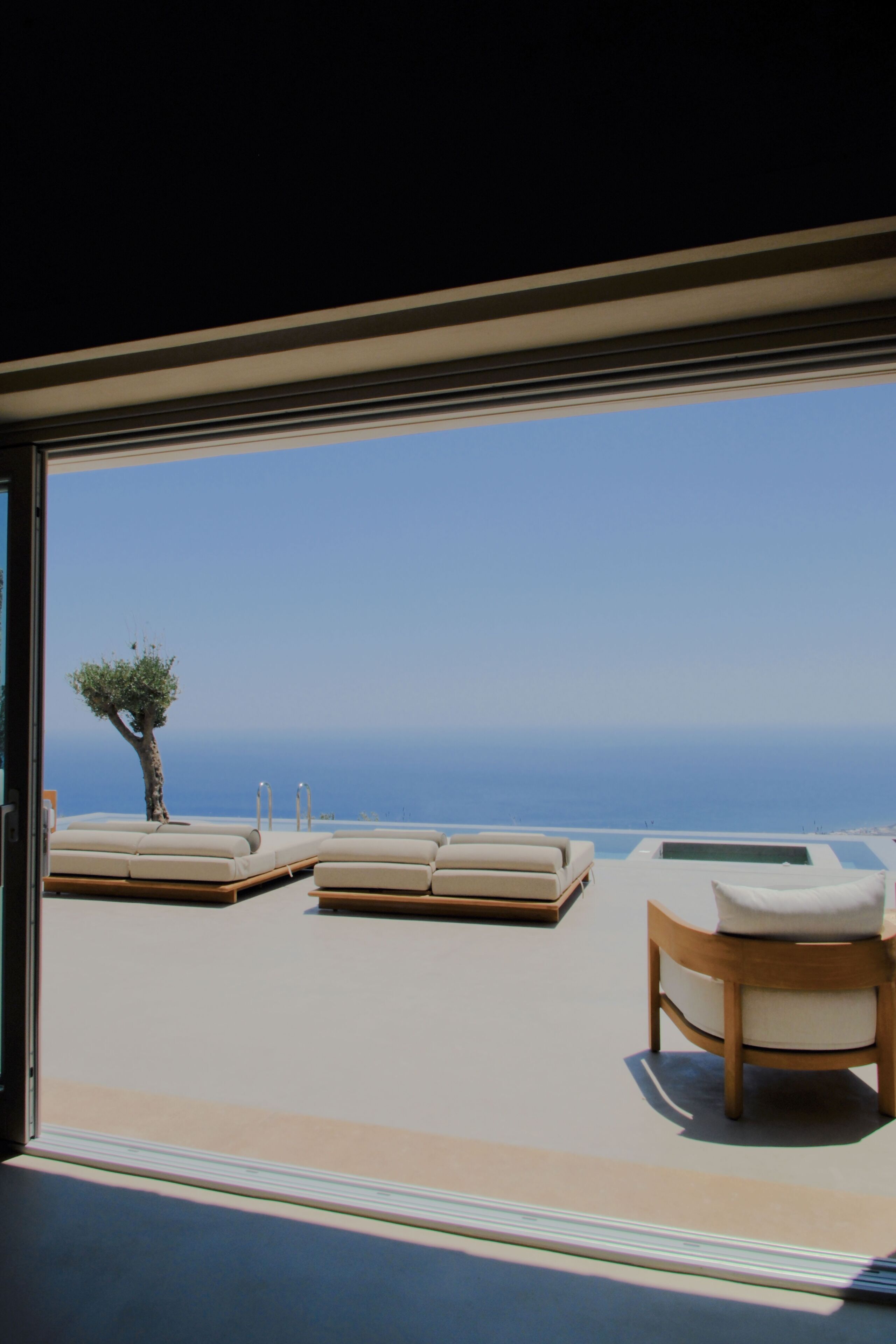 Villa, 2 camere da letto, piscina privata, vista mare | Vista spiaggia/mare