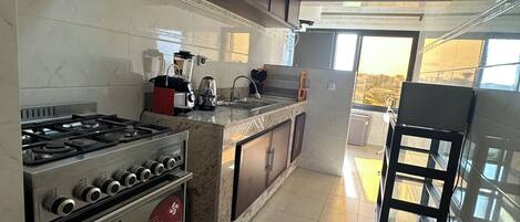 Microwave, oven, stovetop