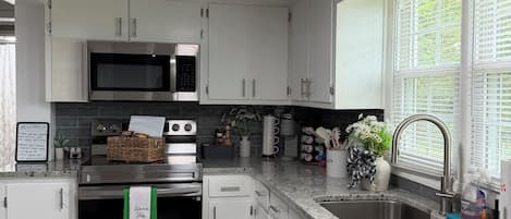 Microwave, oven, stovetop