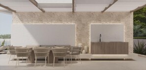 Deluxe Villa, Sea View | Terrace/patio