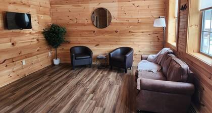 Serene Two-Bed Log Cabin Townhouse