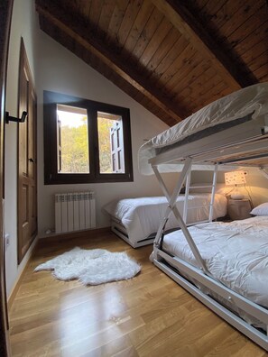 3 quartos, roupa de cama