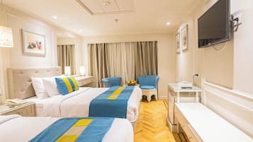 Classic Double or Twin Room, River View | Minibar, desk, soundproofing, WiFi