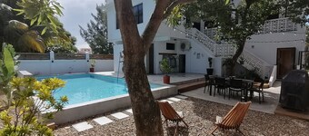 Downtown Dangriga! North American style and comfort with pool. Everything nearby