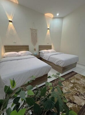 Iron/ironing board, WiFi, bed sheets