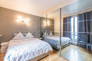 1 bedroom, internet, bed sheets