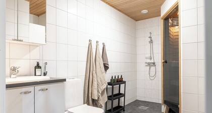 Homelike 1BR Apt. with Sauna & Parking