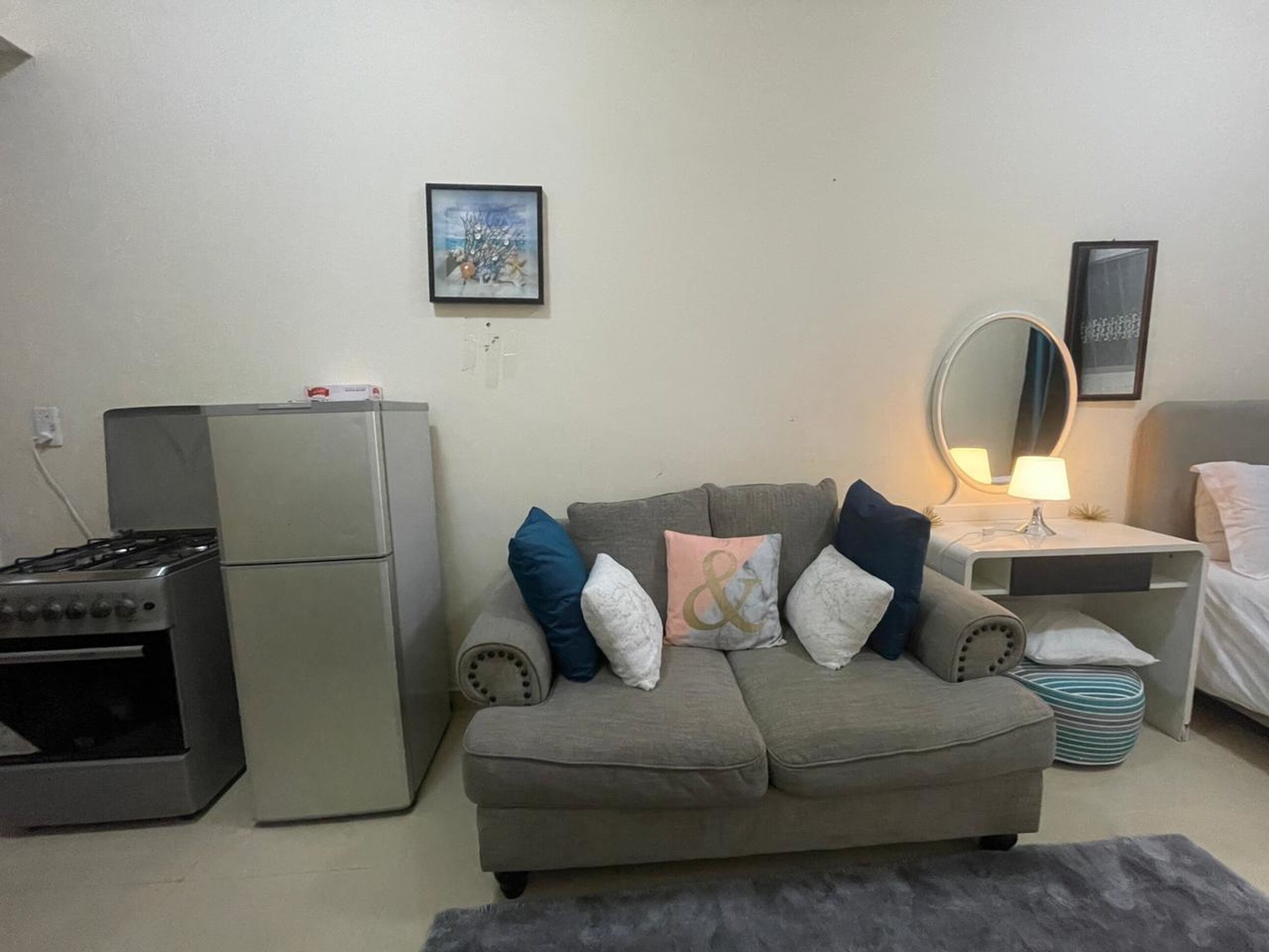 Appartement, 1 chambre, vue ville | Coin séjour