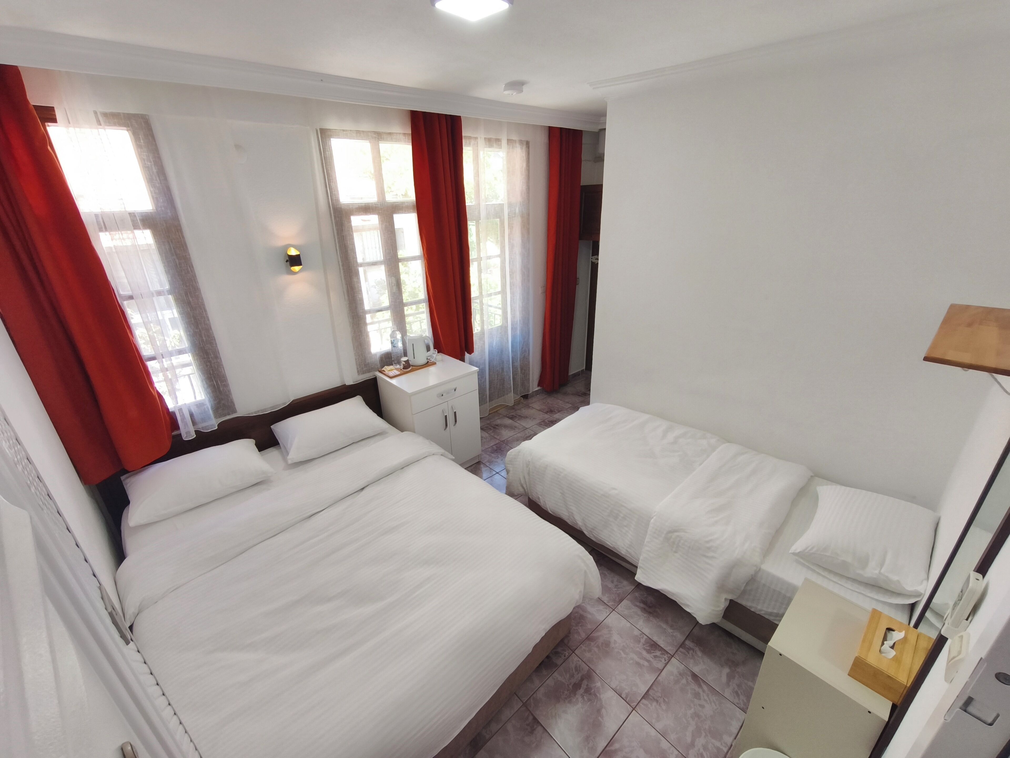 Classic Triple Room, Balcony, Garden View | Free WiFi, bed sheets