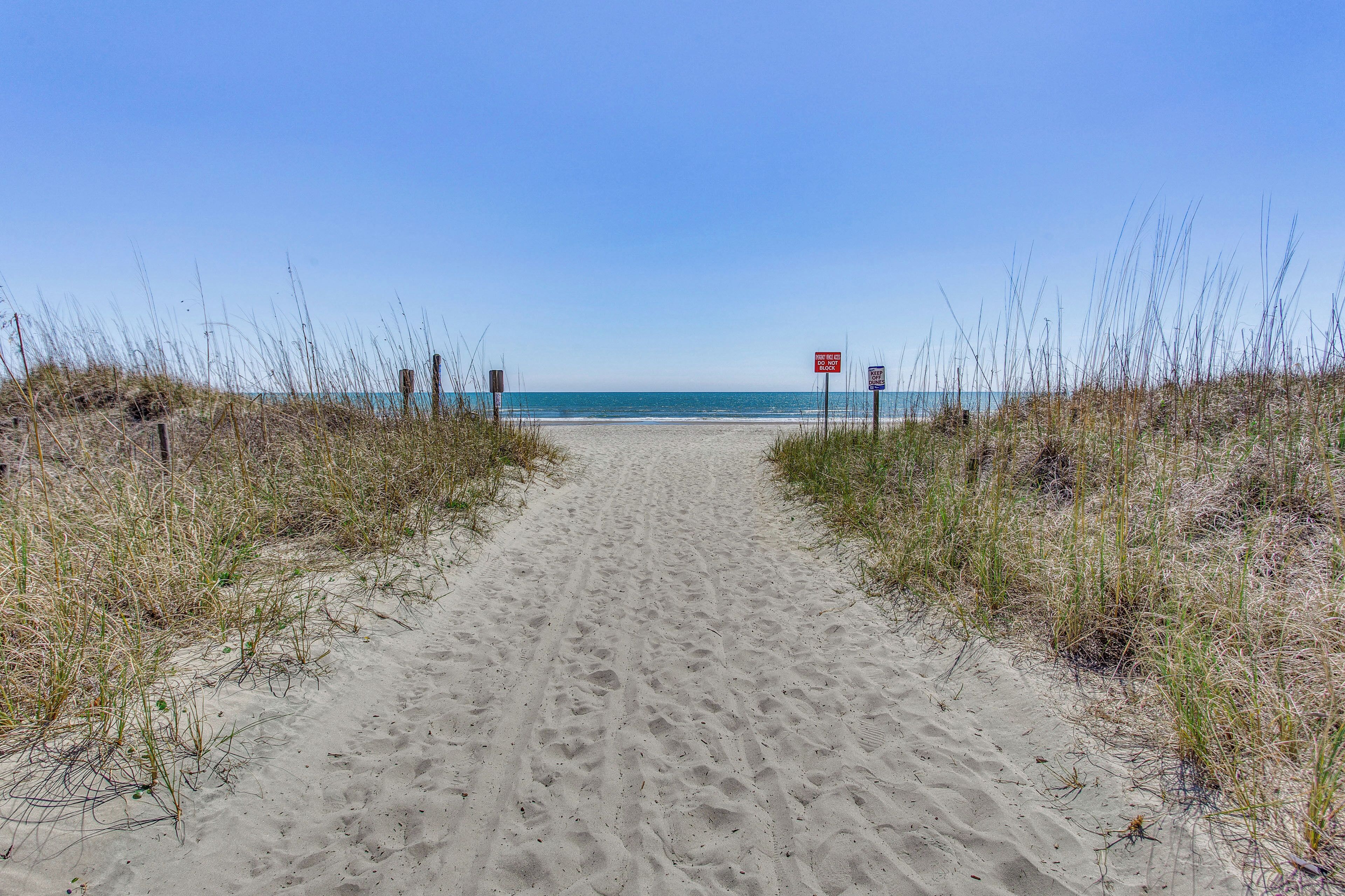 Beach nearby