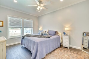 2 chambres, fer et planche à repasser, Wi-Fi, draps fournis