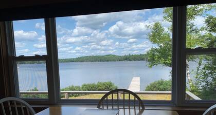 This beautiful cottage is set back 25 feet from Bog Lake in Northfield, Maine!