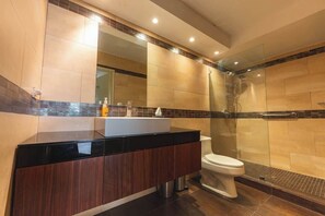 Shower, hair dryer