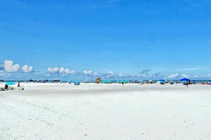 Vlak bij het strand