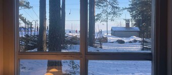 Cozy winter cottage close to nature, quiet and comfortable, the stars are looking out