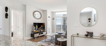 Lavish 2BR/2Bath Condo Steps to Square One Mall