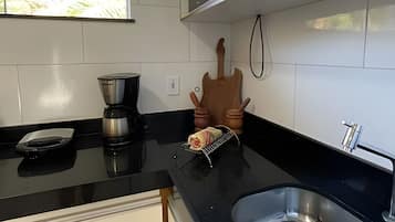 Family Apartment | Private kitchen | Fridge, microwave, stovetop, blender