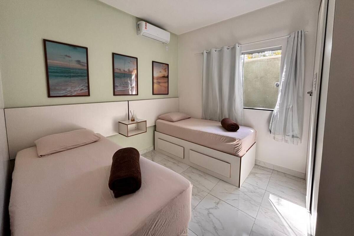 Basic-Apartment | 2 Schlafzimmer, hochwertige Bettwaren, kostenloses WLAN
