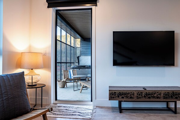 Condo | Living area | Flat-screen TV - Drop In Condo by Revelstoke Vacations (Revelstoke)