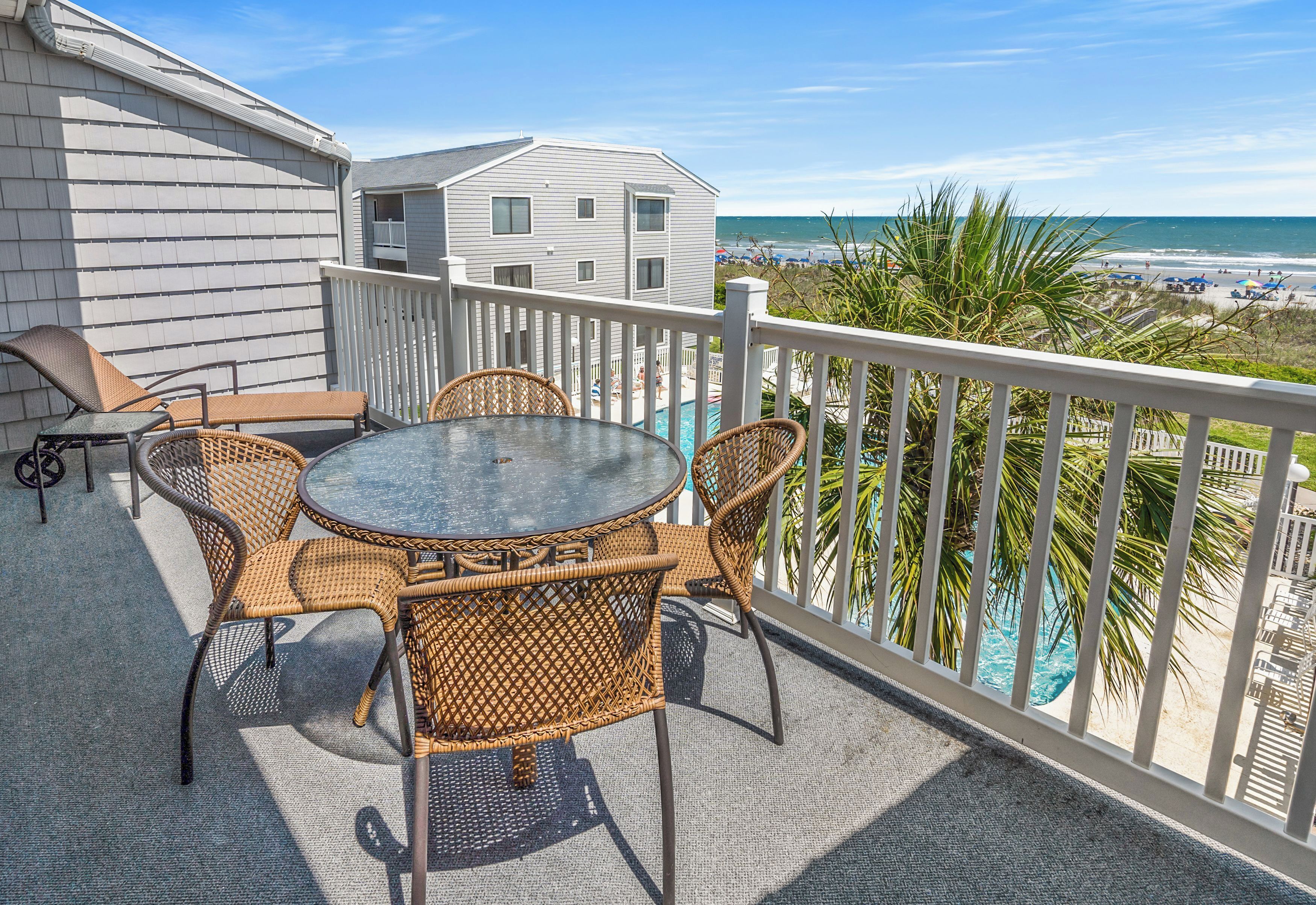 Condo, Multiple Beds, Pool Access, Ocean View (Sea Cloisters 302E) | Outdoor dining