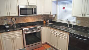 Condo, Multiple Beds, Pool Access, Ocean View (Sea Cloisters 101F) | Private kitchen | Coffee/tea maker