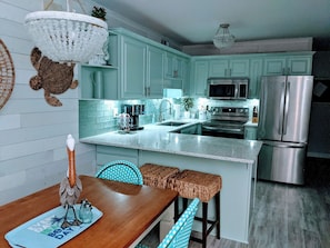 Condo, Multiple Beds, Pool Access, Ocean View (Sea Cloisters 103A) | Private kitchen
